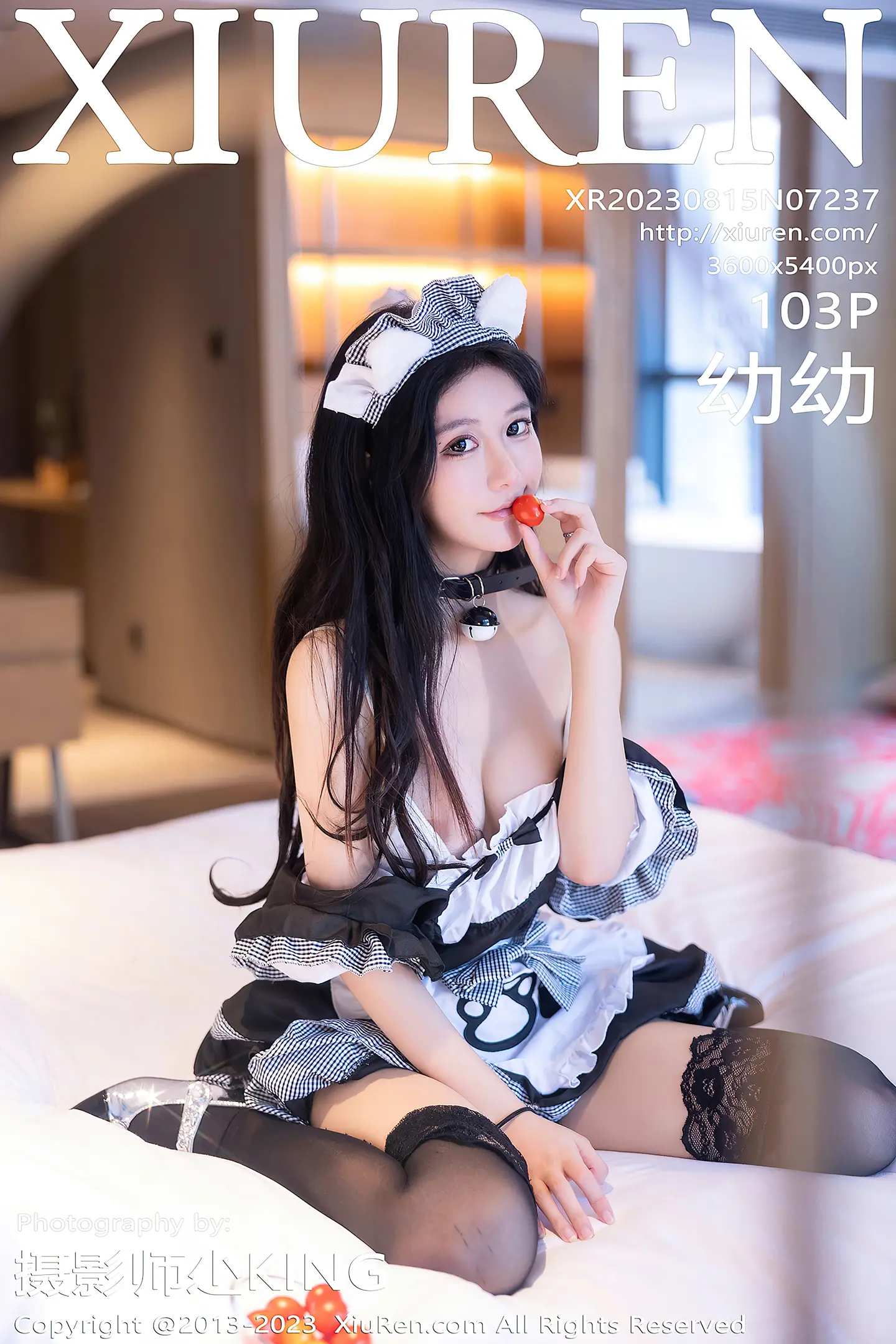 [XiuRen秀人网]No.7237_模特幼幼性感白黑色女仆服配超薄黑丝秀完美身材迷人诱惑写真103P-秀人网 - XiuRen.Space